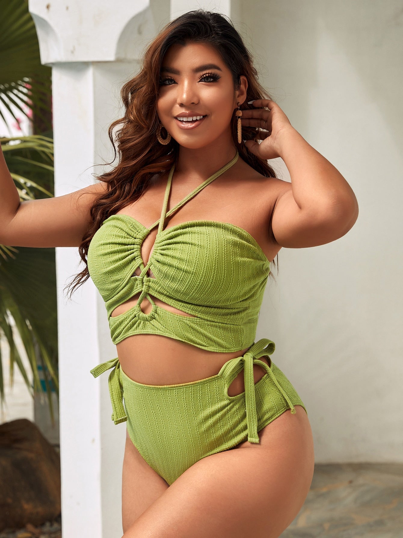 Biquíni Plus Size Verde 2024