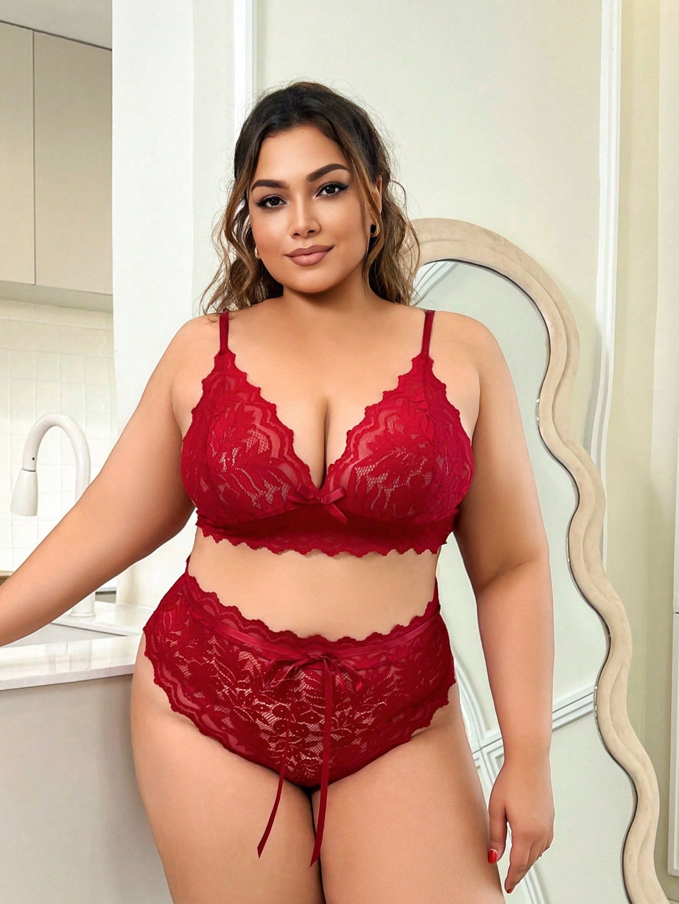 Conjunto Lingerie Livia Plus Size