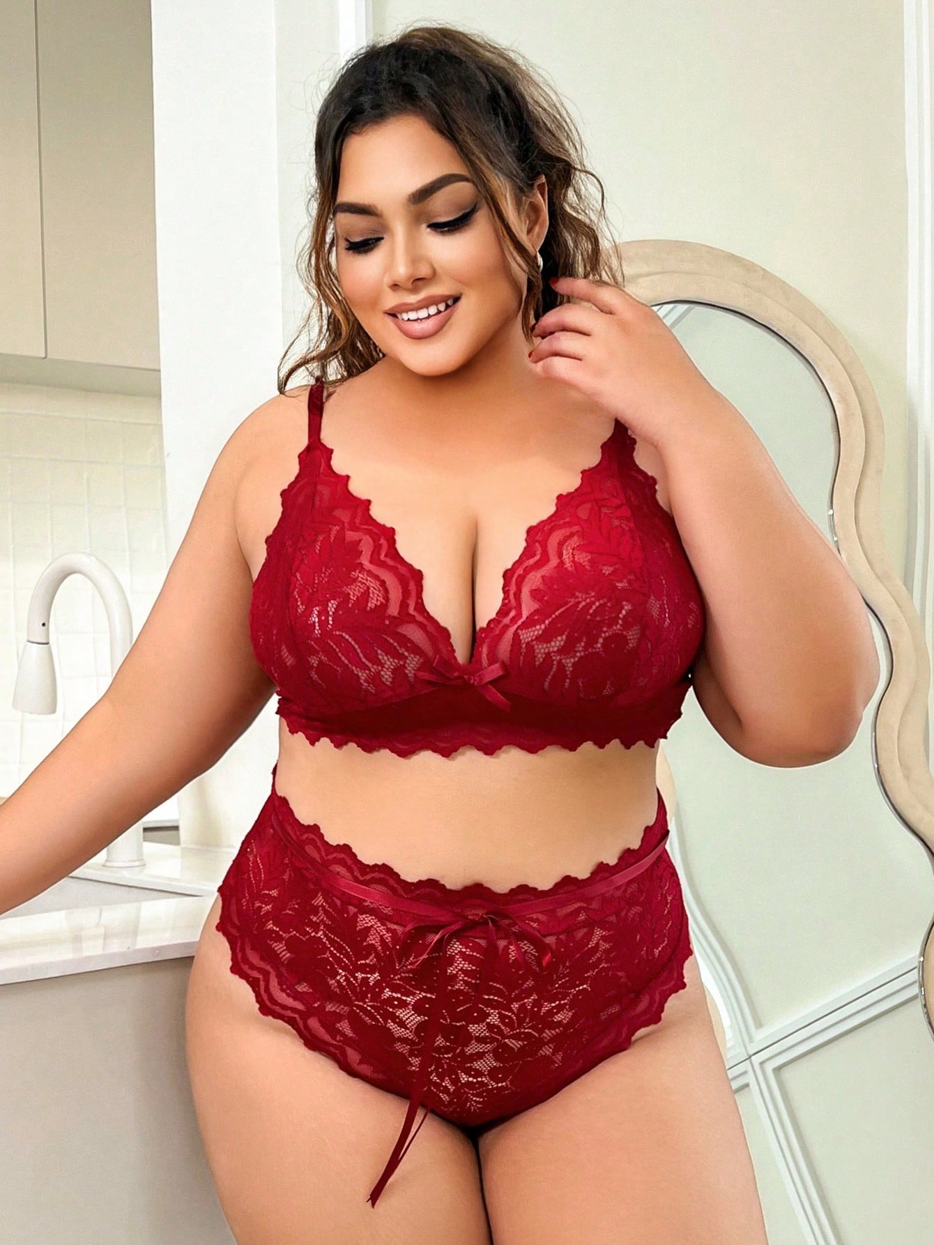 Conjunto Lingerie Livia Plus Size