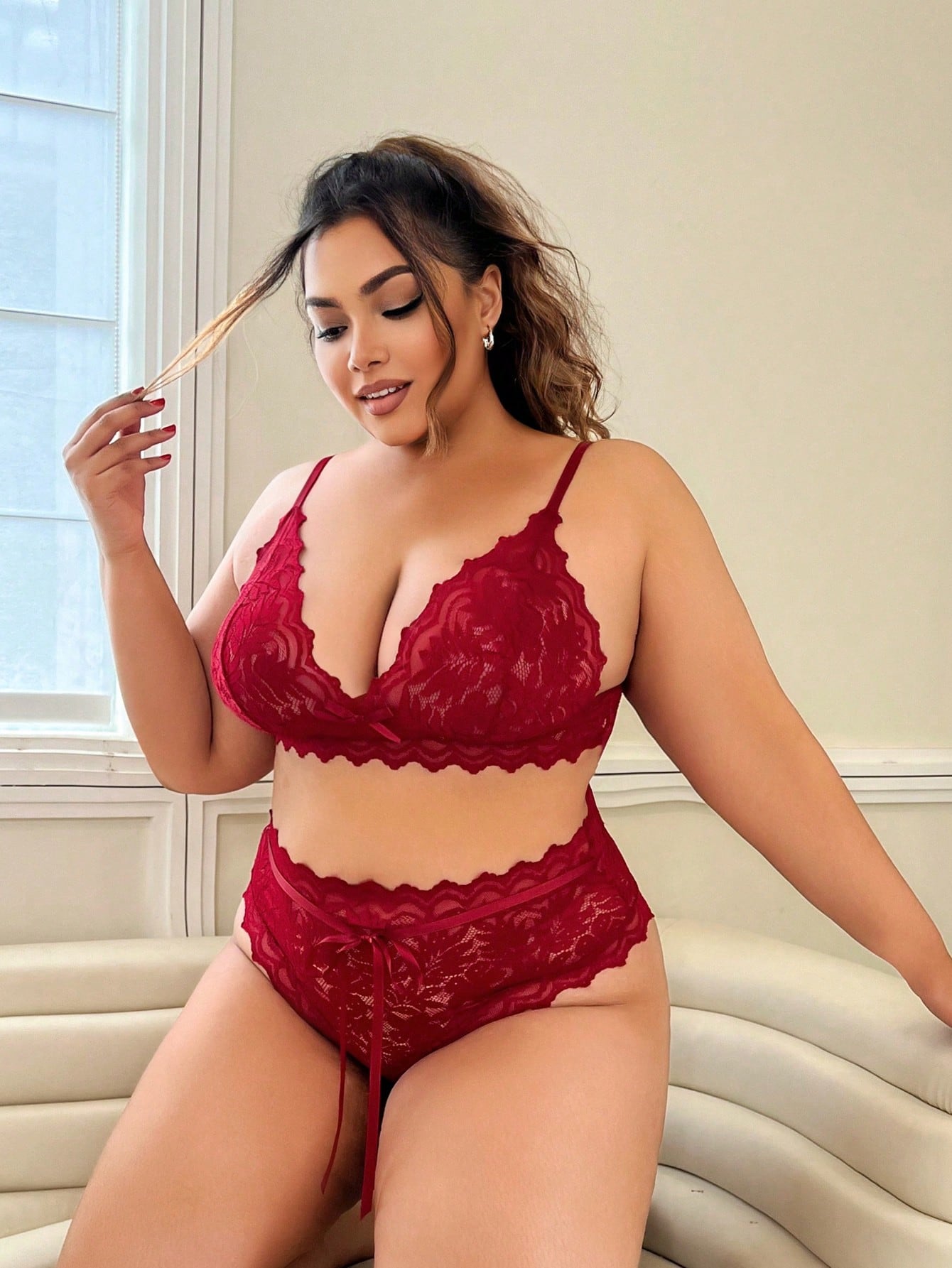 Conjunto Lingerie Livia Plus Size